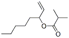 1-vinylhexyl isobutyrate Struktur