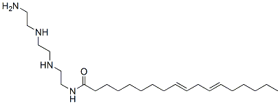 N-[2-[[2-[(2-aminoethyl)amino]ethyl]amino]ethyl]octadeca-9,12-dien-1-amide Struktur