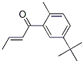 1-[5-(tert-butyl)-2-methylphenyl]-2-buten-1-one Struktur