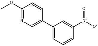 2-Methoxy-5-(3-nitrophenyl)pyridine Struktur