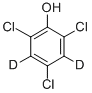 2,4,6-TRICHLOROPHENOL (RING-D2) Struktur