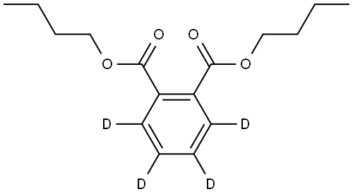 DI-N-BUTYL PHTHALATE (RING-D4) Struktur