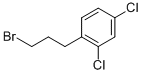 1-(3-bromopropyl)-2,4-dichlorobenzene Struktur