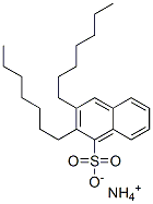 ammonium diheptylnaphthalenesulphonate Struktur