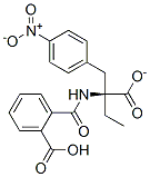 alpha-ethyl N-(2-carboxybenzoyl)-4-nitro-3-phenyl-L-alaninate Struktur