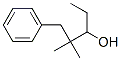 2,2-dimethyl-1-phenylpentan-3-ol Struktur