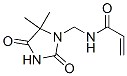 N-[(5,5-dimethyl-2,4-dioxoimidazolidin-1-yl)methyl]acrylamide Struktur