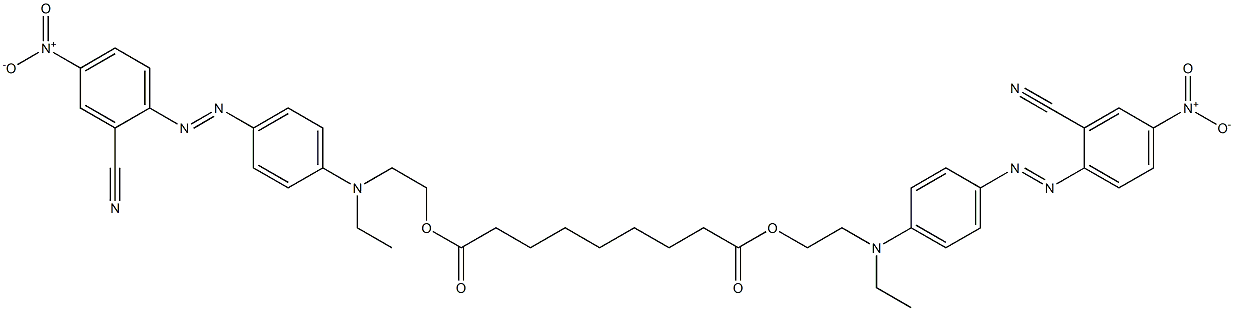 bis[2-[[4-[(2-cyano-4-nitrophenyl)azo]phenyl]ethylamino]ethyl] azelate Struktur