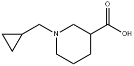 1-(CYCLOPROPYLMETHYL)-3-PIPERIDINECARBOXYLIC ACID Struktur