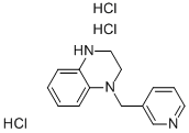 1-PYRIDIN-3-YLMETHYL-1,2,3,4-TETRAHYDRO-QUINOXALINE TRIHYDROCHLORIDE Struktur