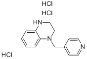 1-PYRIDIN-4-YLMETHYL-1,2,3,4-TETRAHYDRO-QUINOXALINE TRIHYDROCHLORIDE Struktur