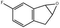 3-FLUORO-6,6A-DIHYDRO-1AH-1-OXA-CYCLOPROPA[A]INDENE Struktur