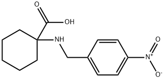 1-(4-NITRO-BENZYLAMINO)-CYCLOHEXANECARBOXYLIC ACID HYDROCHLORIDE Struktur