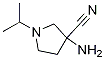 3-aMino-1-(1-Methylethyl)-3-Pyrrolidinecarbonitrile Struktur