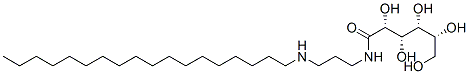 N-[3-(octadecylamino)propyl]-D-gluconamide Struktur