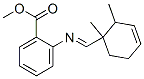 methyl 2-[[(dimethyl-3-cyclohexen-1-yl)methylene]amino]benzoate Struktur