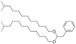 [2,2-bis(isotridecyloxy)ethyl]benzene Struktur