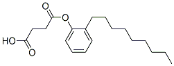 (nonylphenyl) hydrogen succinate Struktur