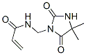 N-[(4,4-dimethyl-2,5-dioxoimidazolidin-1-yl)methyl]acrylamide Struktur