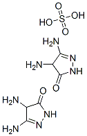 bis(4,5-diamino-2,4-dihydro-3-oxopyrazole) sulphate  Struktur