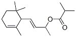 1-methyl-3-(2,6,6-trimethylcyclohex-2-enyl)allyl isobutyrate Struktur