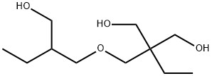 2-ethyl-2-[[2-(hydroxymethyl)butoxy]methyl]propane-1,3-diol  Struktur