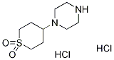 piperazine, 1-(tetrahydro-1,1-dioxido-2H-thiopyran-4-yl)- Struktur