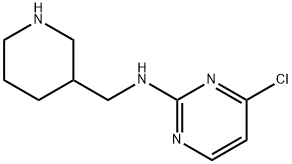 (4-Chloro-pyriMidin-2-yl)-piperidin-3-ylMethyl-aMine Struktur