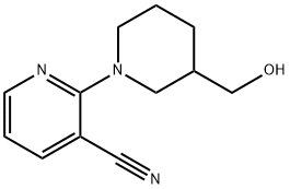 3-HydroxyMethyl-3,4,5,6-tetrahydro-2H-[1,2']bipyridinyl-3'-carbonitrile, 98+% C12H15N3O, MW: 217.27 Struktur