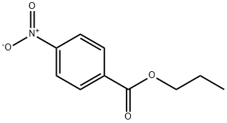 PROPYL 4-NITROBENZOATE Struktur