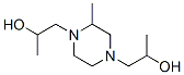 3,3'-(2-methylpiperazine-1,4-diyl)dipropan-2-ol Struktur