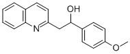 1-(4-METHOXYPHENYL)-2-QUINOLIN-2-YL ETHANOL Struktur