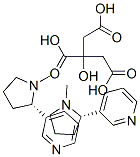 bis[(S)-nicotine] citrate Struktur