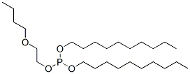 2-butoxyethyl didecyl phosphite Struktur