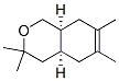 cis-3,4,4a,5,8,8a-hexahydro-3,3,6,7-tetramethyl-1H-2-benzopyran Struktur