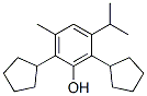 2,6-dicyclopentyl-5-isopropyl-m-cresol Struktur