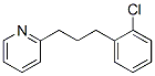 2-[3-(2-chlorophenyl)propyl]pyridine Struktur