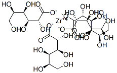 zirconium D-gluconate Struktur