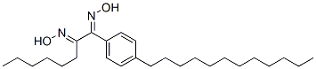 1-(4-dodecylphenyl)octane-1,2-dione dioxime Struktur