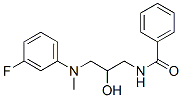 N-[3-[(3-fluorophenyl)methylamino]-2-hydroxypropyl]benzamide Struktur