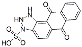 6,11-dihydro-6,11-dioxo-1H-anthra[1,2-d]triazolesulphonic acid Struktur