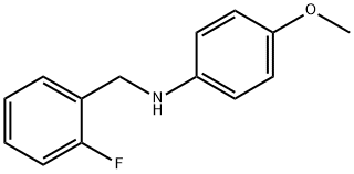 N-(2-Fluorobenzyl)-4-Methoxyaniline, 97% Struktur