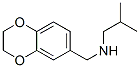 1,4-Benzodioxin-6-methanamine,  2,3-dihydro-N-(2-methylpropyl)- Struktur