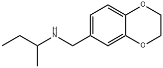 1,4-Benzodioxin-6-methanamine,  2,3-dihydro-N-(1-methylpropyl)- Struktur