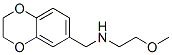 1,4-Benzodioxin-6-methanamine,  2,3-dihydro-N-(2-methoxyethyl)- Struktur