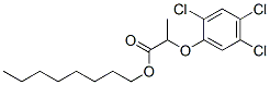 octyl 2-(2,4,5-trichlorophenoxy)propionate Struktur