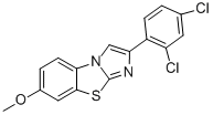 2-(2,4-DICHLOROPHENYL)-7-METHOXYIMIDAZO[2,1-B]BENZOTHIAZOLE Struktur