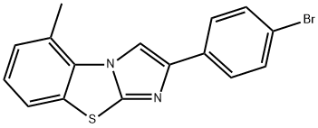 2-(4-BROMOPHENYL)-5-METHYLIMIDAZO[2,1-B]BENZOTHIAZOLE Struktur