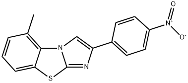 5-METHYL-2-(4-NITROPHENYL)IMIDAZO[2,1-B]BENZOTHIAZOLE Struktur