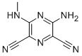 2,6-Pyrazinedicarbonitrile,3-amino-5-(methylamino)-(9CI) Struktur